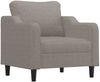 vidaXL Sessel , Taupe, 60 cm Bild 2