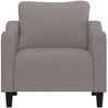 vidaXL Sessel , Taupe, 60 cm Bild 3