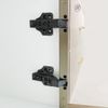 Merax Lowboard mit LED-Beleuchtung inkl. Fernbedienung, Breite:170cm, TV-Board mit Metallbeine,TV-Schrank mit Glastüren und Schubladen Bild 4
