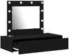 vidaXL Schminktisch mit Speicher Schwarz 83 x 40 x 70 cm Holzwerkstoff 865227 Bild 4