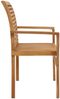vidaXL Gartenbank 112 cm Massivholz Teak 47407 Bild 4