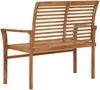 vidaXL Gartenbank 112 cm Massivholz Teak 47407 Bild 3
