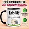 Momentals Tasse Chef – „Schäff – Brötchengeber Problemlöser“ – Geschenk Bester Chef, Gratis Versand · Links-&Rechtshänder · Spülmaschinenfest Bild 4