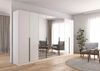 OTTO home Drehtürenschrank Kleiderschrank Kleiderschränke Schrank Garderobe AGORDO mit Glasfront (in zwei Griff-Farben, Breiten 91-405 cm) durchdachte Innenausstattung, in 8 Breiten und 2 Höhen MADE IN GERMANY Bild 2