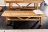 riess-ambiente Sitzbank MOSAIK 160cm natur - Pinienholz, recycelt, Unikat, Bohlenoptik, Ablage (Einzelartikel, 1-St), Massivholzbank - ideal für Esszimmer, Flur, Garderobe & Wohnzimmer Bild 5