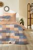 Primera Edelflanell Bettwäsche 135x200 Karo Wende sand ocker grau blau 174144-73 Bild 2