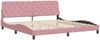 vidaXL Bettgestell ohne Matratze Rosa 200x200 cm Samt 3207946 Bild 3