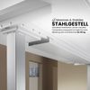 bümö Eckschreibtisch elektrisch höhenverstellbar L-Form: 180 x 160 cm in Ahorn, Gestell graphit - Stehschreibtisch mit Memory-Steuerung, elektrischer XXL Schreibtisch für die Ecke, XDSMW-1908-3-G Bild 5