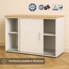 ASSMANN Schiebetürenschrank Allvia Eiche Natura 100x44x73cm Holz Bild 2