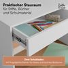 Bellabino 'Toce' Kinderschreibtisch mit 2 Schubladen, weiß, 75x53x110 cm, Schreibtisch für Kinder mit Stauraum Bild 4