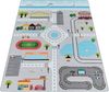 Ayyildiz Teppiche Kinderteppich PLAY 2902, rechteckig, Höhe: 6 mm, robuster Kurflor, Straßen Spiel Teppich, Kinderzimmer Bild 1