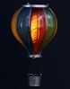 Dekoleidenschaft LED Solarleuchte "Heißluftballon" bunt, Outdoor Hängelaterne, Solar Gartenlaterne 46 cm, LED fest integriert, wetterfest, Solarlaterne für Draußen, Solarlampe Außen Bild 4