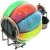 Dekoleidenschaft LED Solarleuchte "Heißluftballon" bunt, Outdoor Hängelaterne, Solar Gartenlaterne 46 cm, LED fest integriert, wetterfest, Solarlaterne für Draußen, Solarlampe Außen Bild 3