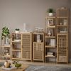 Bellamio 'Newa' Badezimmer Regal, Bambus, natur, 140x33x33 cm, Badregal mit 5 Ablagefächern Bild 4