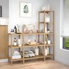 Bellamio 'Newa' Badezimmer Regal, Bambus, natur, 140x33x33 cm, Badregal mit 5 Ablagefächern Bild 2