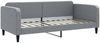 vidaXL Tagesbett mit Matratze Hellgrau 90x200 cm Stoff 3196798 Bild 3