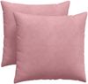 vidaXL Sofakissen 2 Stück Rosa 45 x 45 cm Cordstoff 42013932 Bild 2