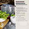Fackelmann | easyprepare | Salatschleuder mit Stopp-Taste | zum mühelosen Waschen, Trocknen & Servieren von Salat | Inklusive praktischem Seilzug & herausnehmbarem Sieb Bild 3