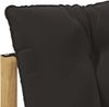 vidaXL Outdoor-Sofagarnitur 3 pcs Weiß und Anthrazit Polyester 3385976 Bild 5