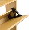 en.casa Schuhkipper Vogar mit 4 Türen 134 x 63 x 17 cm Eichenoptik Bild 5