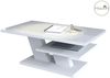 Mazzoni Couchtisch Cliff Weiß Hochglanz Tisch Wohnzimmertisch 110x60x45cm Bild 2