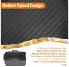 BlingBin Backform Silikonform für Ninja AF300/AF400 Heißluftfritteusen, Airfryer Zubehör, (2er Set 2-tlg), Wiederverwendbarer Heißluftfritteuse Einsatz mit Griffen, Grau Bild 4