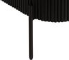 Sideboard Mango 200x40x76 schwarz lackiert / Marmor weiß BARCELONA #102 Bild 4