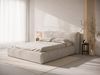 Micadoni Bett Simon Strukturierter Stoff Beige Melange 180x200 Bild 5