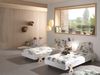 Stapelbett (2er Set) Karlene 204x94x48 MDF Weiß Bild 5