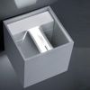 helestra SIRI 44 Wandleuchte IP54 silbergrau #A28242.46 Bild 2