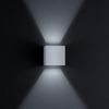 helestra SIRI 44 Wandleuchte IP54 silbergrau #A28242.46 Bild 5