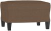 vidaXL 3-Sitzer-Sofa mit Hocker Braun 180 cm Stoff 3201154 Bild 5