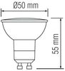7W Dimmbare LED GU10 Leuchtmittel Leuchte LED Spot Einbauleuchte 110° 550 Lumen Dimmbar Kaltweiß 5 stück Bild 4