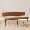 Bronx71 Esszimmerbank Leder Espen cognac 160 cm Bild 3