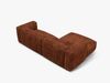 Micadoni Ecksofa Martina 2-Sitzer Links Kord Ziegel Bild 4