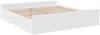 vidaXL Bettgestell mit Schubladen Weiß 180x200 cm Holzwerkstoff 3280272 Bild 3