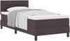 vidaXL Boxspringbett mit Kopfteil Dunkelbraun 80 x 200 cm Stoff 3338569 Bild 2