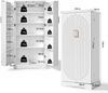 Küchenschrank 60x35x128 cm mit LED-Sensorleuchte und verstellbaren Einlegeböden – Weiß Bild 4