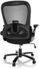 hjh OFFICE XXL Drehstuhl INSTRUCTOR SW I Stoff/Netzstoff Schwarz Bild 5