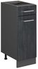 Küchenunterschrank R-Line Schwarz Beton 30 cm ohne Arbeitsplatte Vicco Bild 5