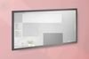 Dmora Spiegel Adelchi, Badezimmerspiegel, 100 % Made in Italy, 120 x 2 x 60 cm, glänzendes Anthrazit Bild 2