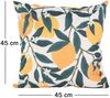 JACK Dekokissen JACK Outdoor Motiv Kissen 45x45cm Lounge Dekokissen inkl. Füllung, mit Lotus-Effekt, Robust, strapazierfähig, für Innen & Außen geeignet Bild 3