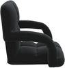 vidaXL Verstellbarer Fußsessel Schwarz Samt 42028138 Bild 5