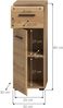 Standschrank (B/H/T: 30x80x30 cm) in Artisan Oak Nachbildung und Artisan Oak Nachbildung Bild 4