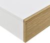 Wandregal Antilles 50x24x12 cm mit Schublade Weiß/Holz Natur en. casa Bild 3