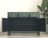 Vintage Kommode Dunkelgrün chinesisch Schrank Sideboard Kolonial-Stil Antik-Stil Lowboard asiatisch orientalisch Fernost shabby-chic Landhaus Bild 4