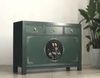 Vintage Kommode Dunkelgrün chinesisch Schrank Sideboard Kolonial-Stil Antik-Stil Lowboard asiatisch orientalisch Fernost shabby-chic Landhaus Bild 3