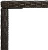 Garten-Bartisch JONI Braun 70x70x110 cm Poly Rattan und Glas | Gartentisch Rattan Bistrotisch Outdoortisch Terrassentisch Bild 5