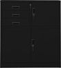 vidaXL Büroschrank Schwarz 90 x 40 x 102 cm Stahl [336407] Bild 2