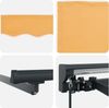 vidaXL Manuell einziehbare Markise Sand 4x2 m 3425794 Bild 4